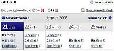 Calendrier