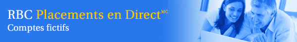 RBC Placements en Direct Comptes fictifs
