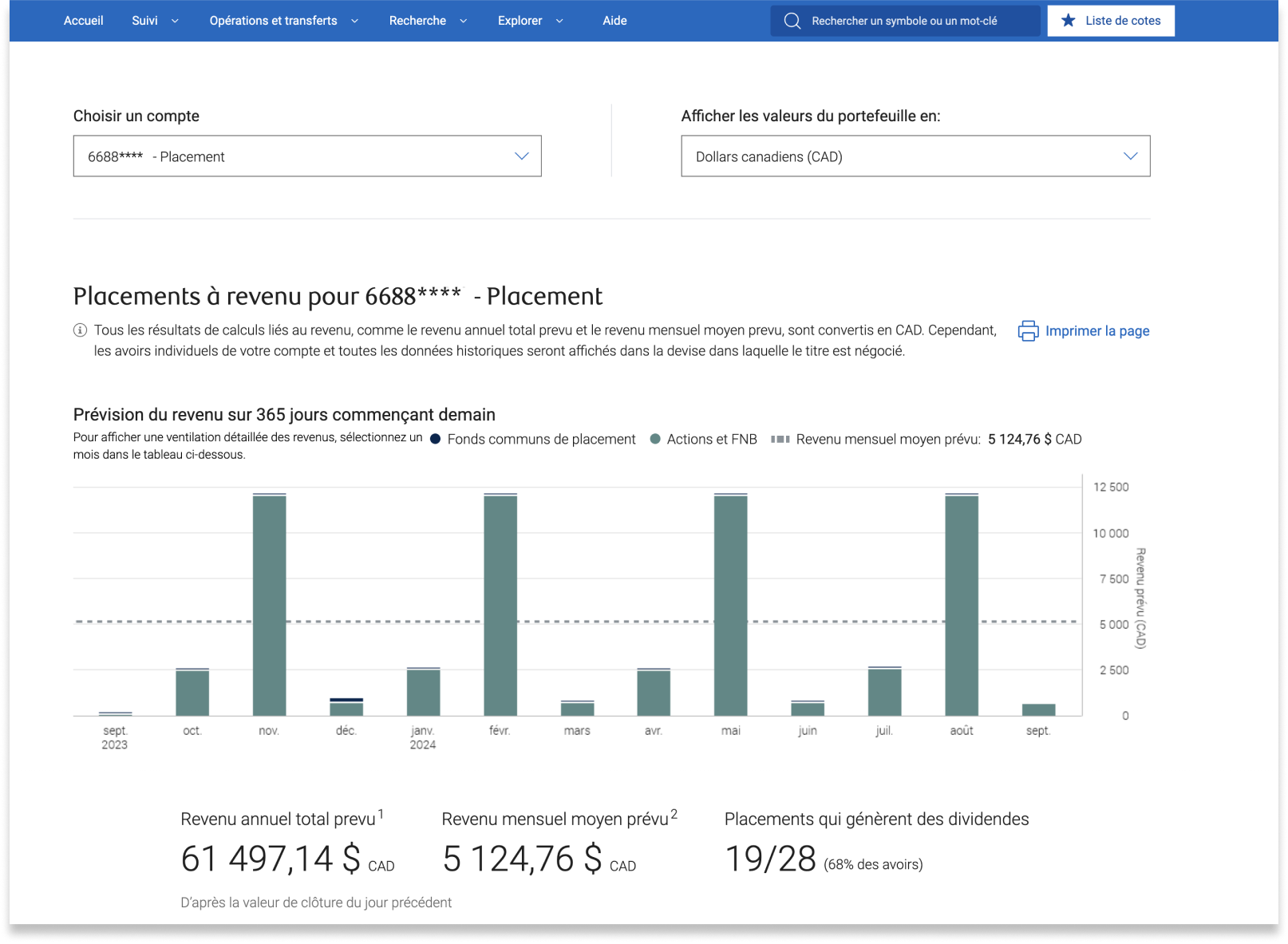 Estimate Income Screenshot