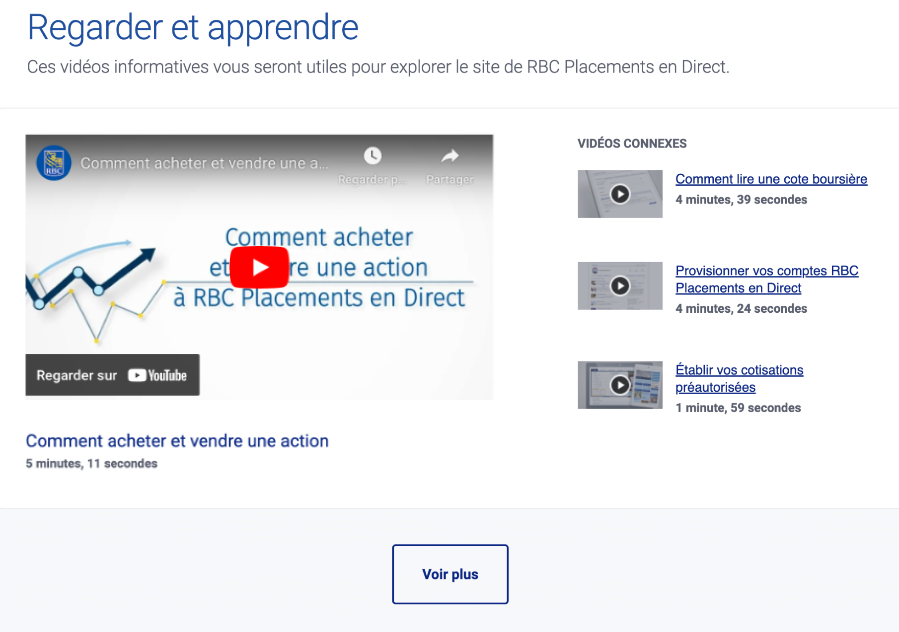 Visionnez et apprenez Screenshot