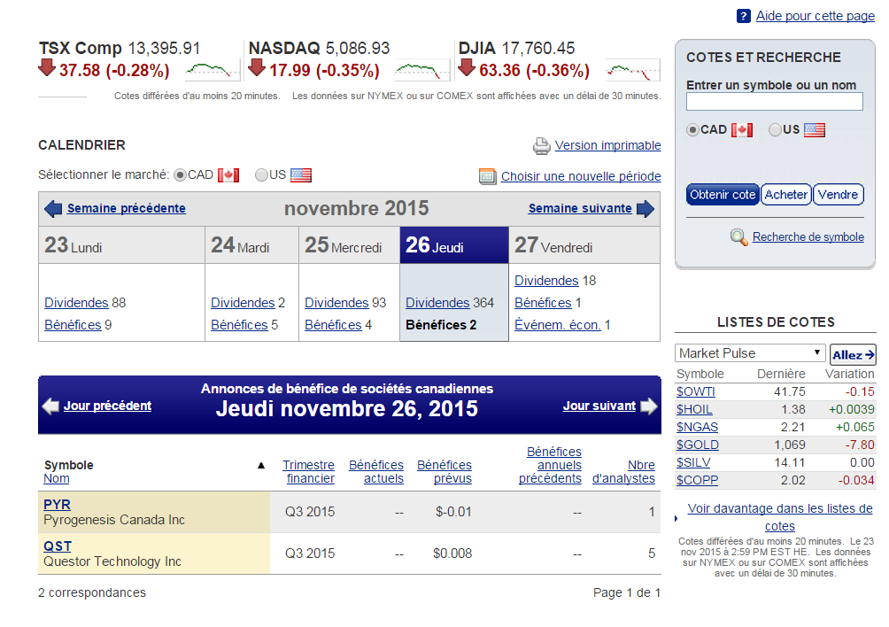 Image miniature: Exemple d'image de l'outil de calendrier